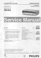 Philips - CDR-538-CDR-560-Service-Manual 